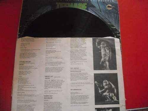 VERY RARE!!! TEENAGE MUTANT NINJA TURTLES (THE ORIGINAL MOTION PICTURE  SOUNDTRACK) VINYL, LP